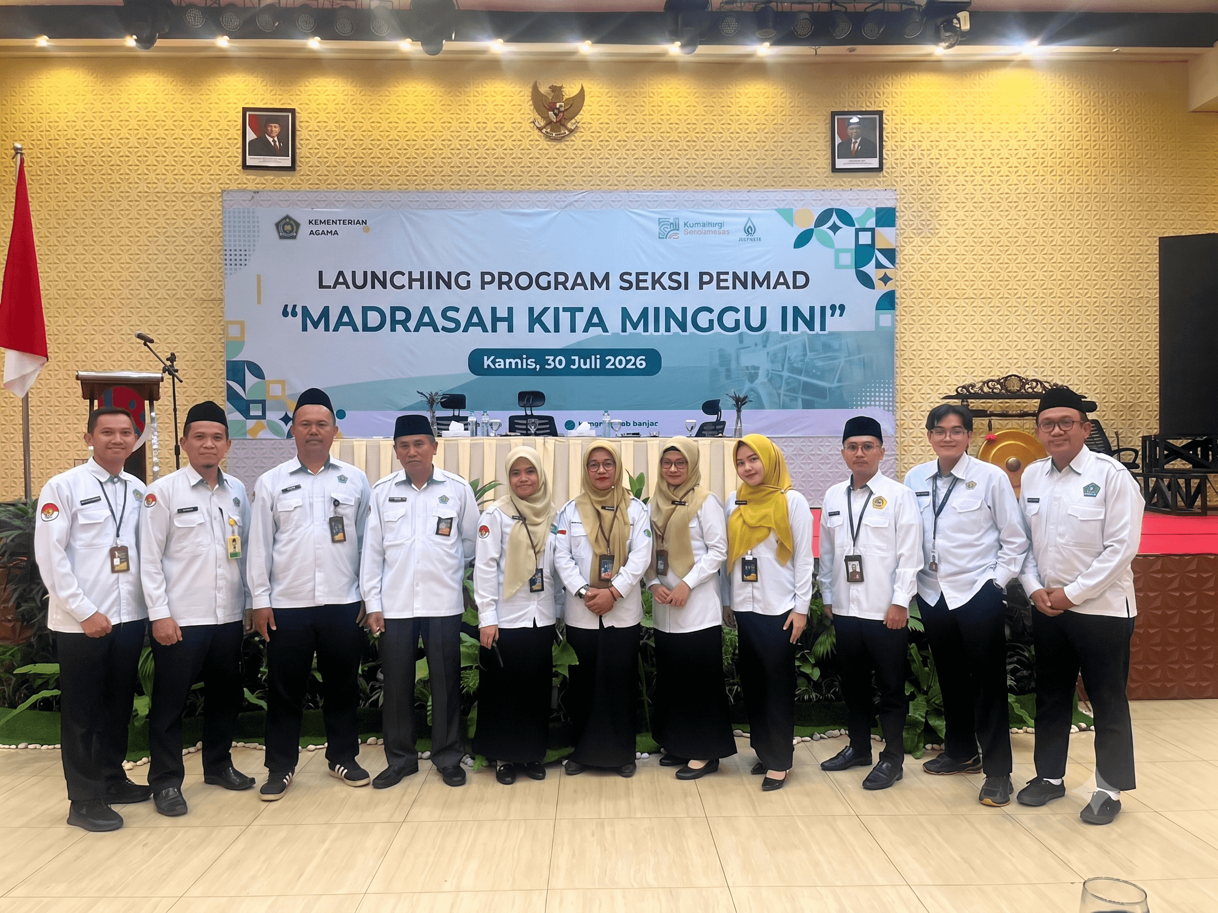 Apresiasi Inovasi Madrasah, Seksi Penmad Kemenag Kab. Banjar Luncurkan Program "Madrasah Kita Minggu Ini"