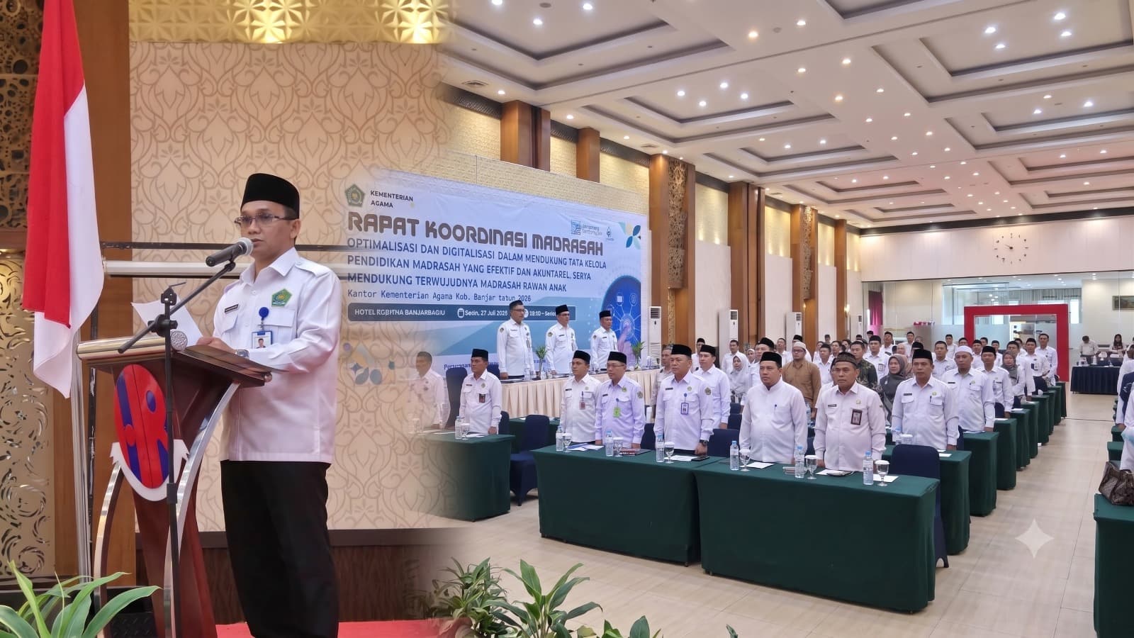 Kemenag Banjar Dorong Digitalisasi dan Madrasah Ramah Anak Melalui Rakoor Pendidikan Madrasah