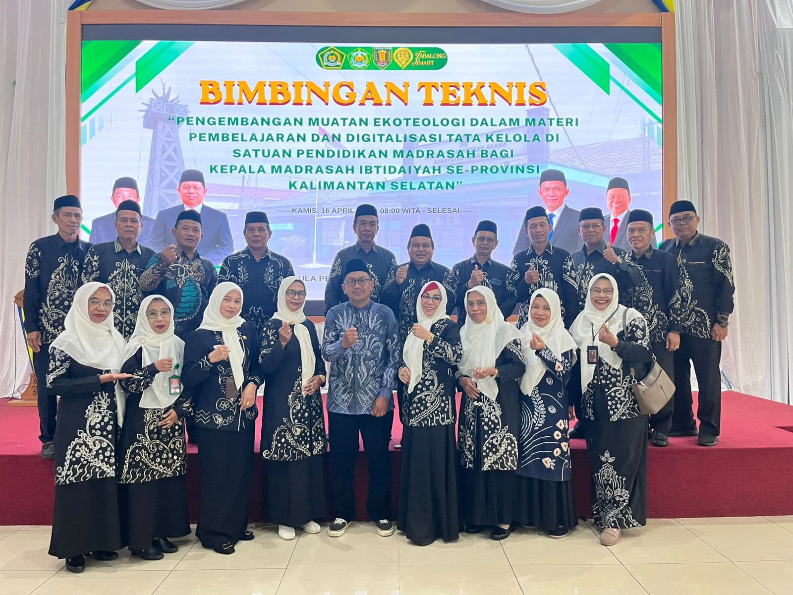 Kakanwil Kemenag Kalsel Buka Bimtek di Tabalong, 20 Kepala MIN Banjar Siap Implementasikan Ekoteologi dan Digitalisasi